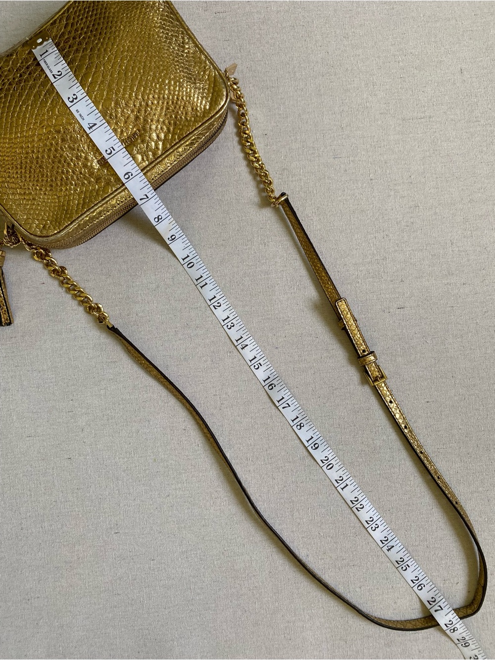 Michael Kors Ginny Embossed Leather Crossbody - Picture 10 of 14